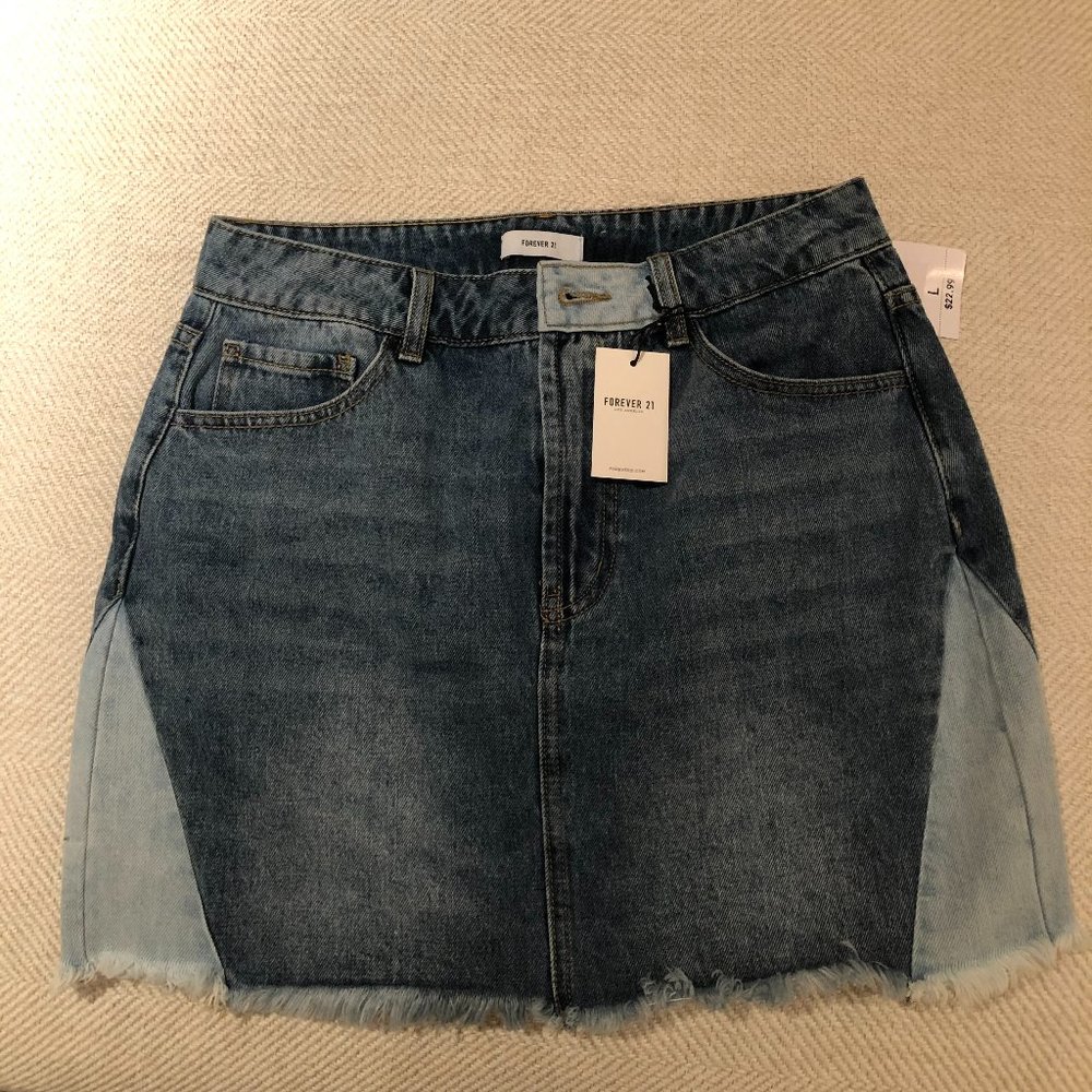 Forever 21 Mini Denim Skirt